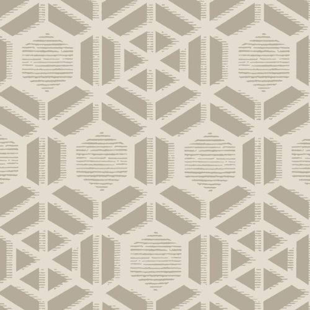 Papel De Parede Capri Geométrico Bege 190512602