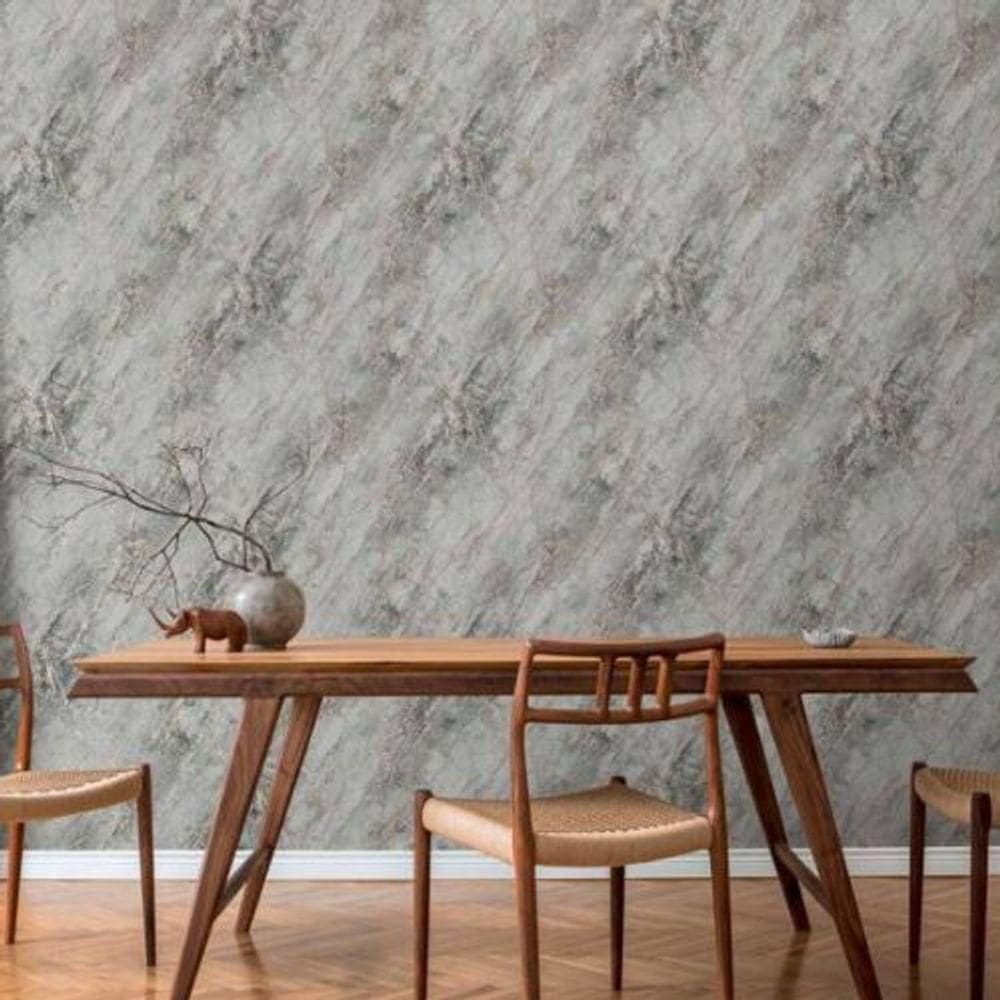 Papel De Parede Antigua Pedra Cinza 388174ag