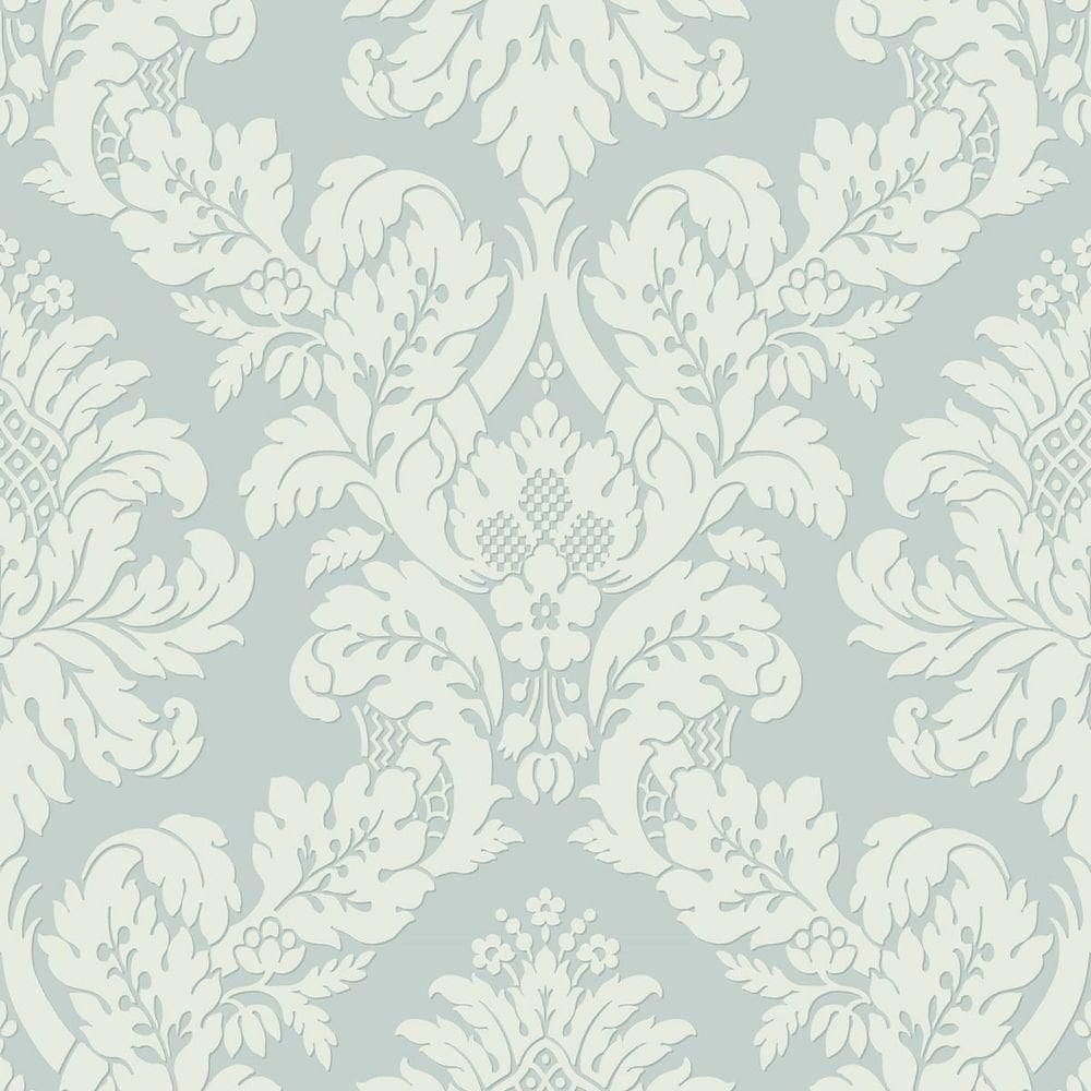 Papel De Parede Shimmer Damask Moderno Uk10482 - Rolo 10m X 0,52m