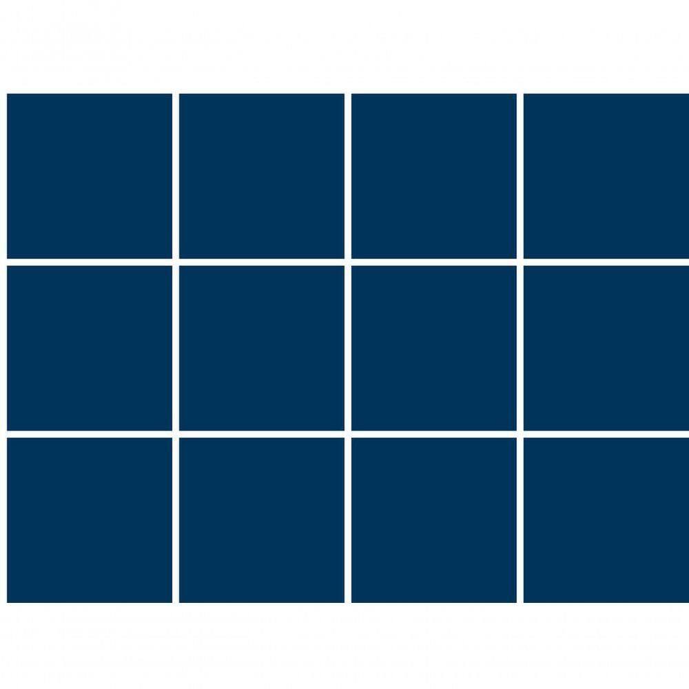 Papel De Parede Doce Estilo Geométrico Azul 82335