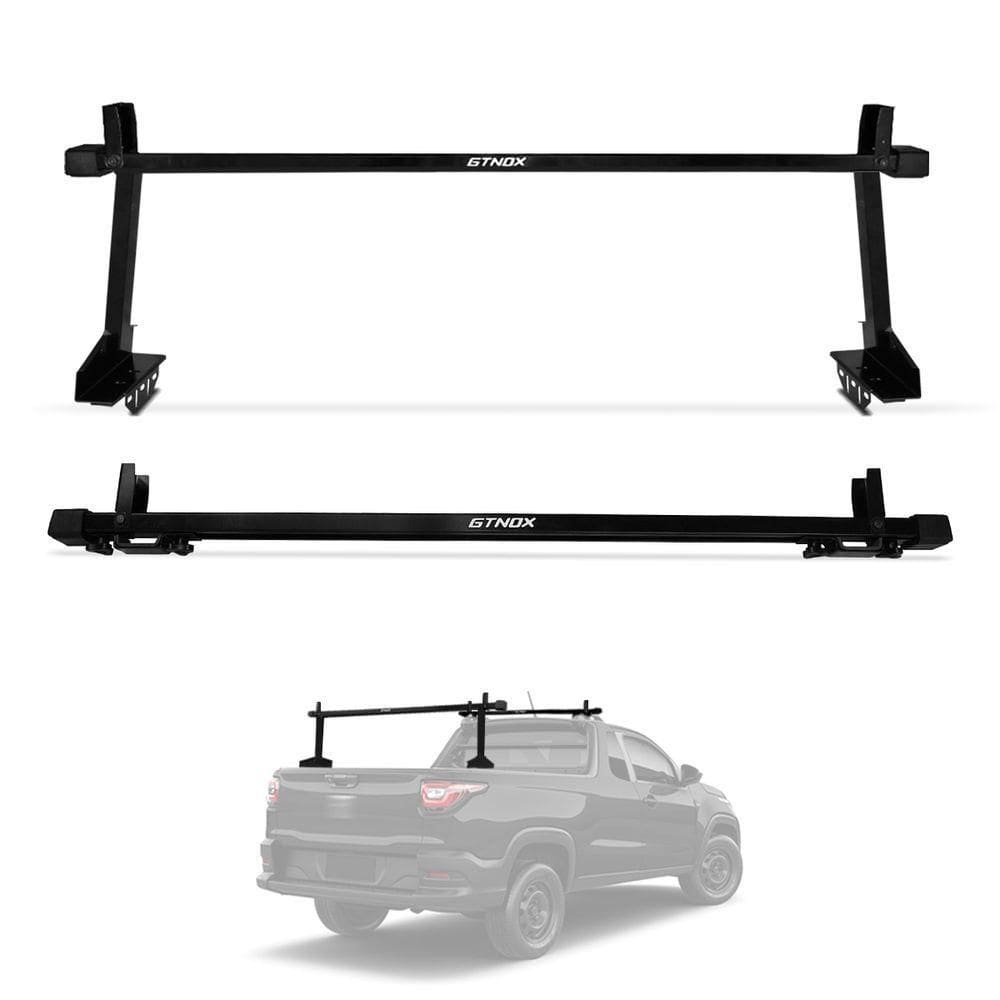 Rack Caçamba Strada Saveiro Toro Montana Oroch Alto Goleira + Travessa Com Aba