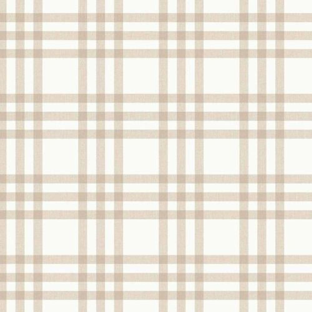 Papel De Parede Minime Xadrez Bege 17153