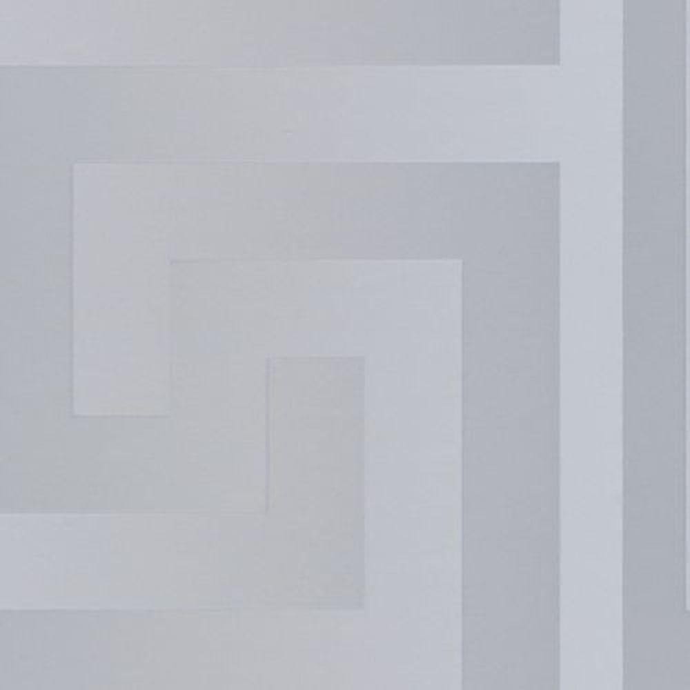 Papel De Parede Versace V Geométrico Cinza 935235