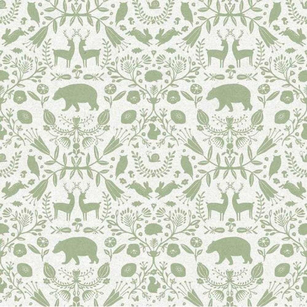 Papel De Parede Minime Infantil Verde 17142