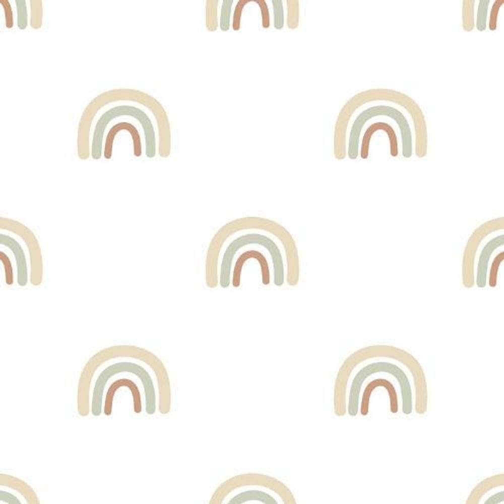 Papel De Parede Minime Infantil Bege 17127