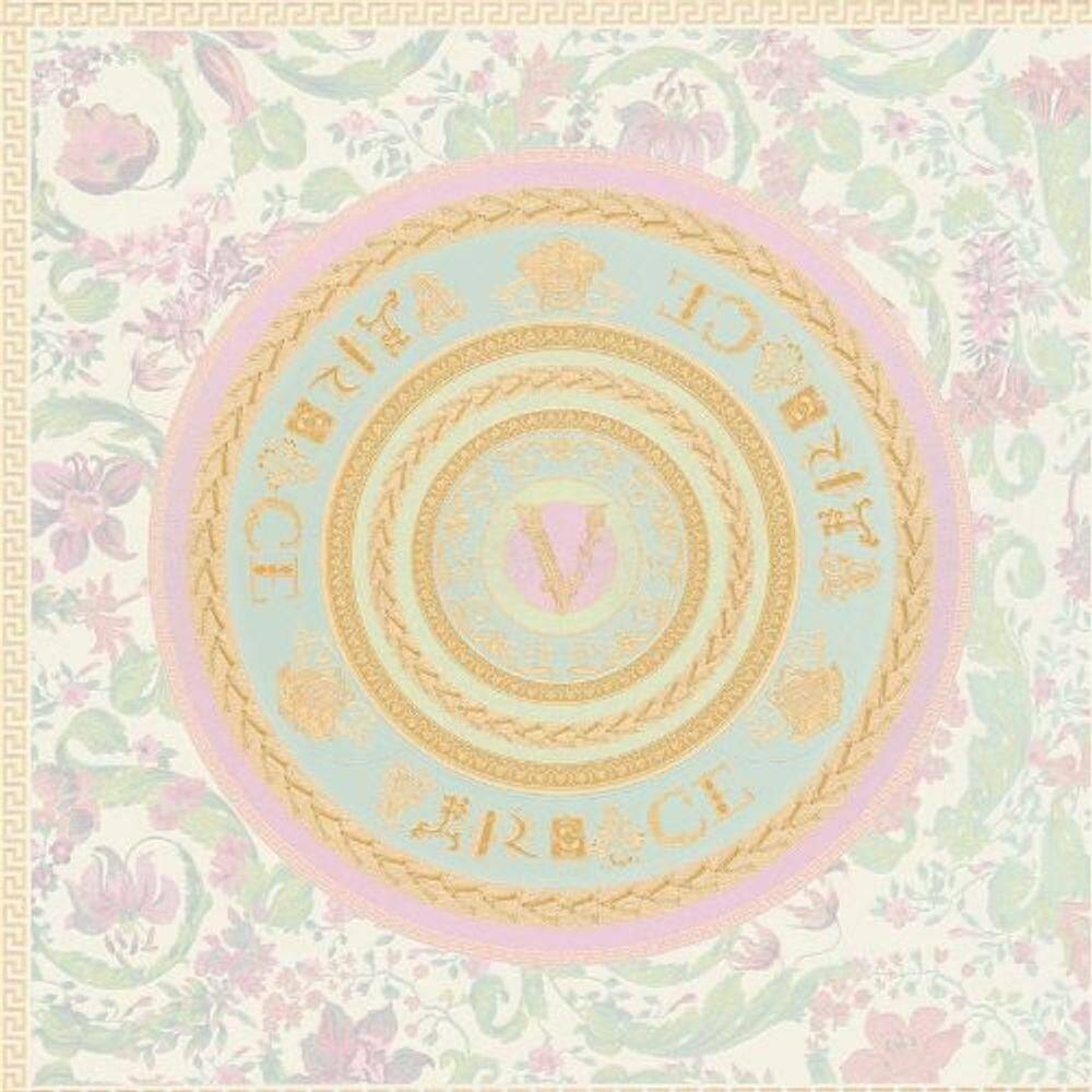 Papel De Parede Versace V Arabesco Bege 387052