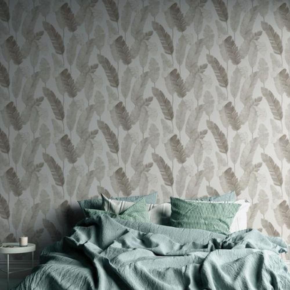 Papel De Parede Metropolitan Stories 3 Folhagem Cinza 392185ms