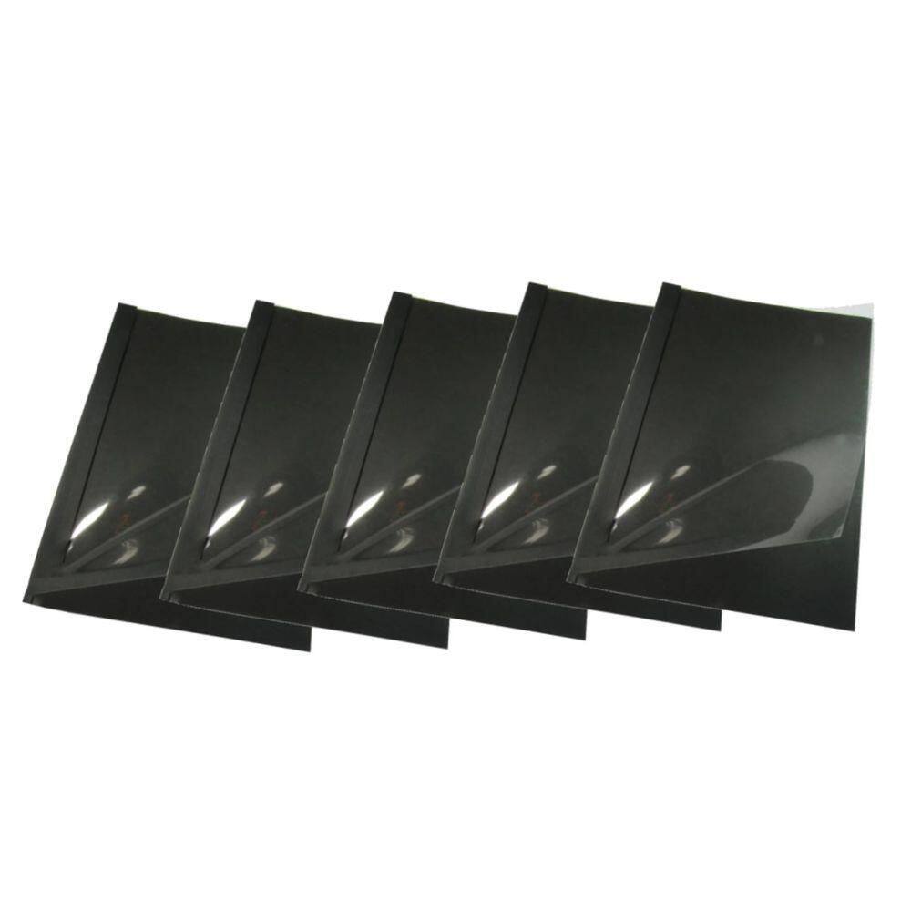 Kit 5 Capas Encadernação Térmica Até 90 Folhas A4 Preta