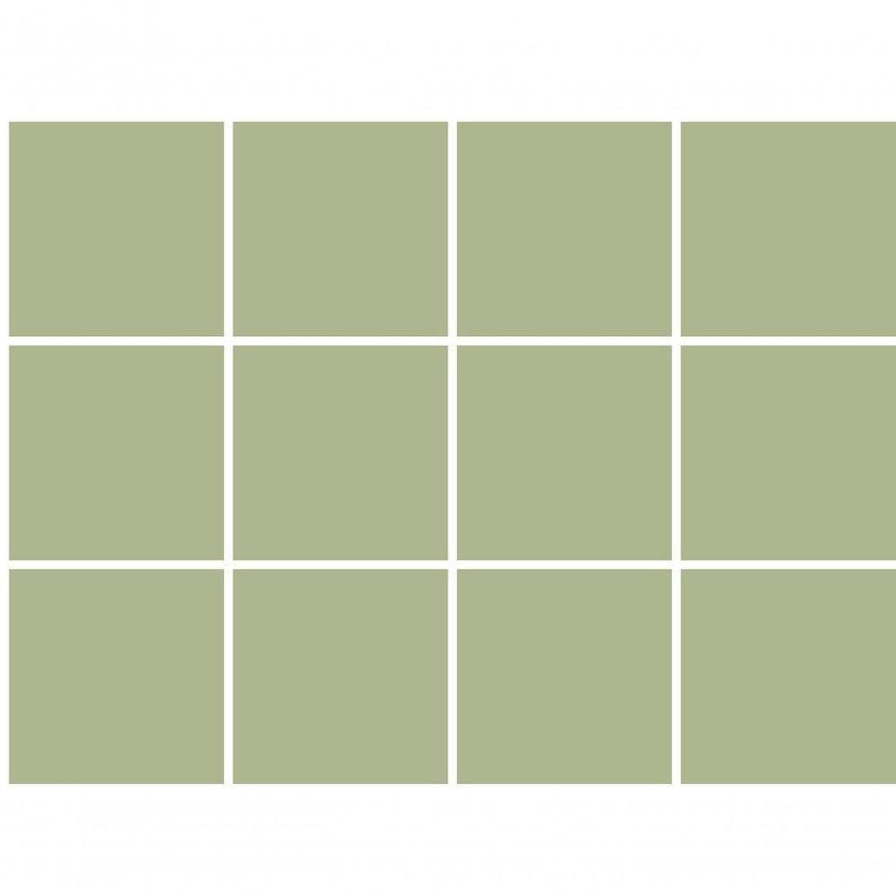 Papel De Parede Doce Estilo Geométrico Verde 82427