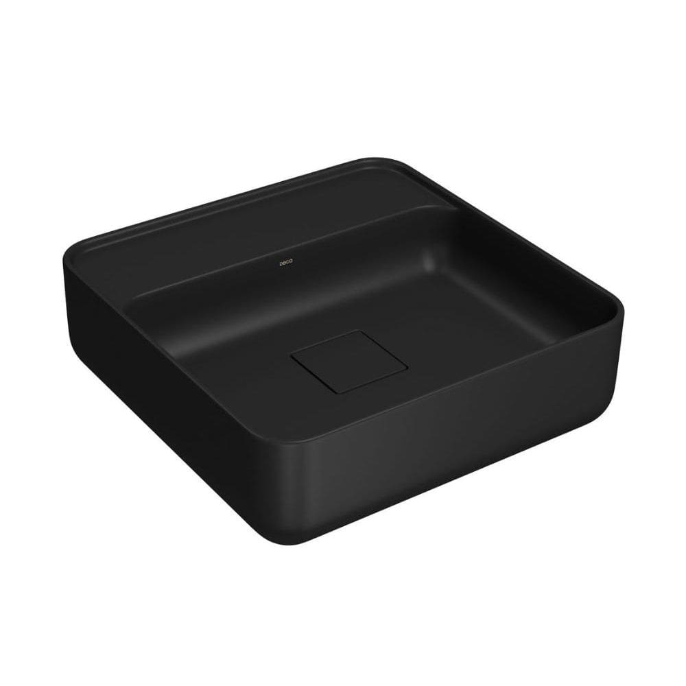 Cuba Quadrado Apoio com Mesa 40cm Preto Deca