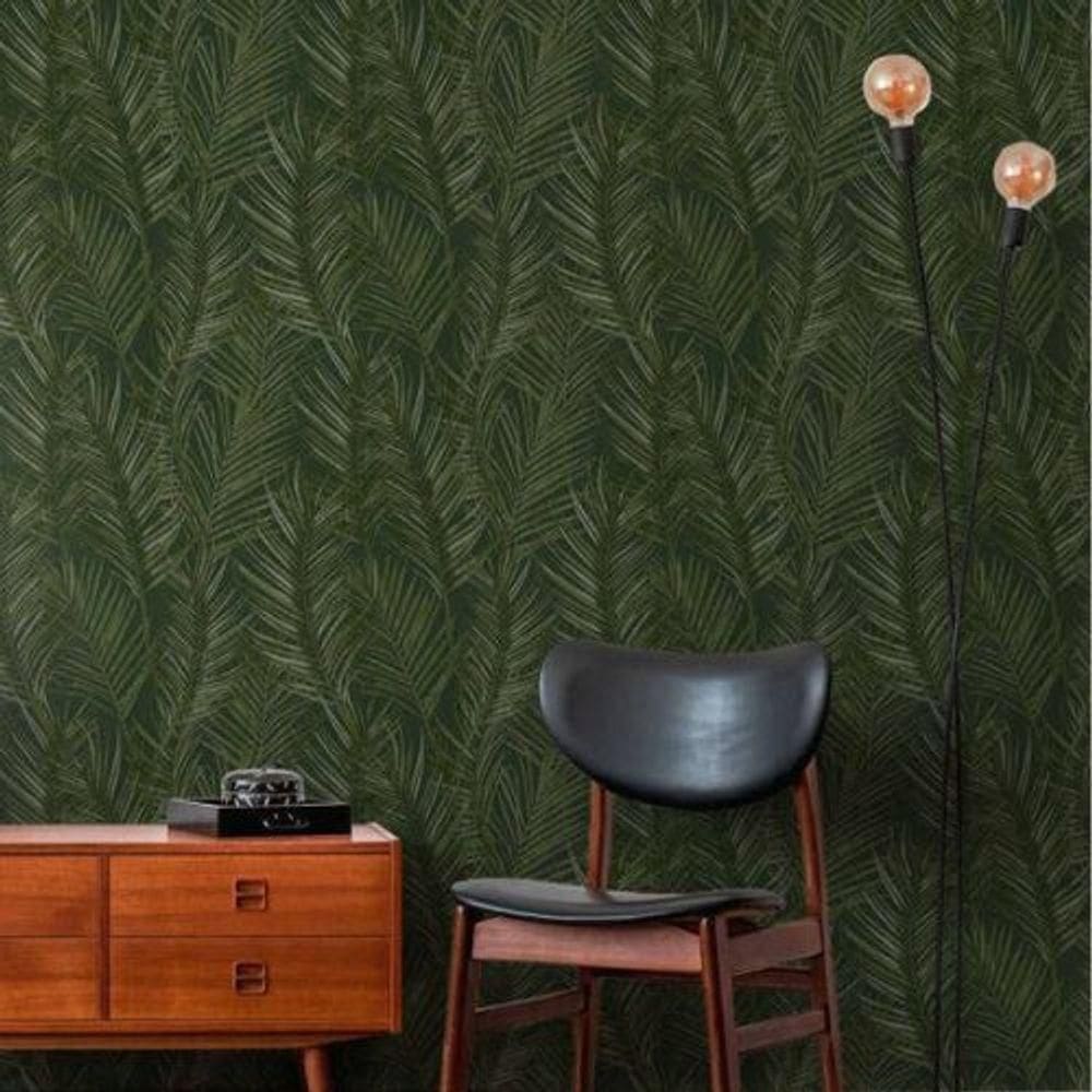 Papel De Parede Attractive 2 Folhagem Verde 390385