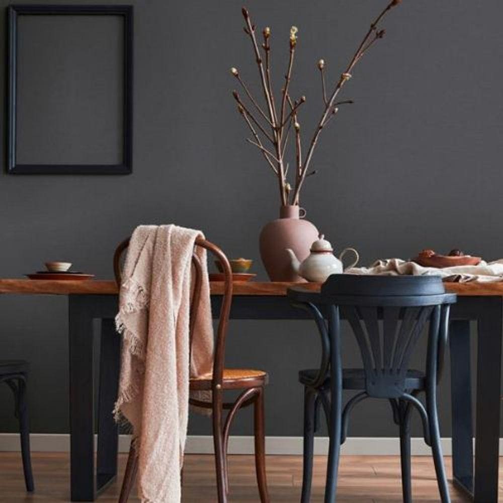 Papel De Parede House Of Turnowsky Palha Preto 389029