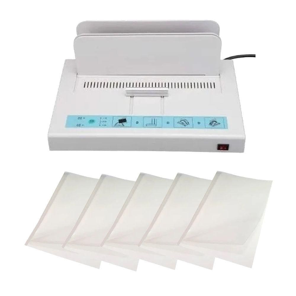 Encadernadora Térmica Rd500 E 60 Capa Térmica 400 A4 Branca