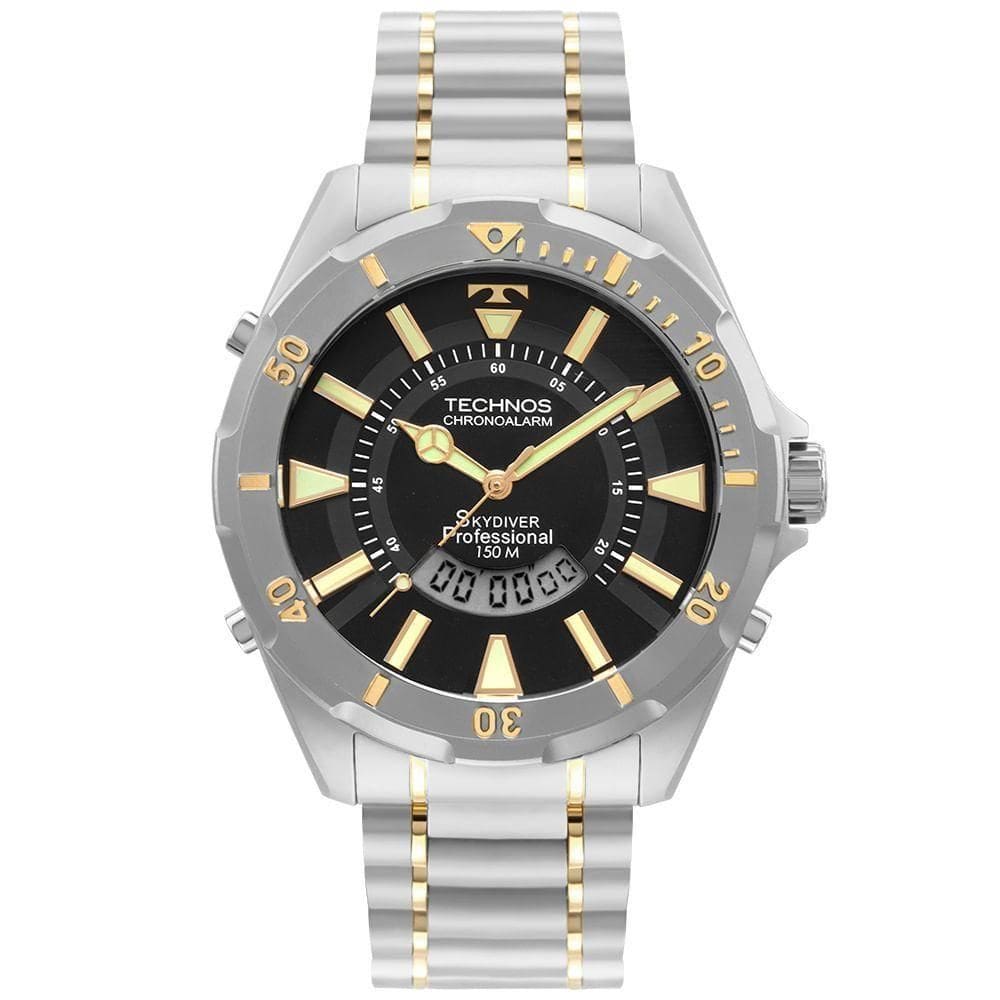Relógio Technos Masculino Skydiver Prata - Wt205fq/5p Wt205fq/5p