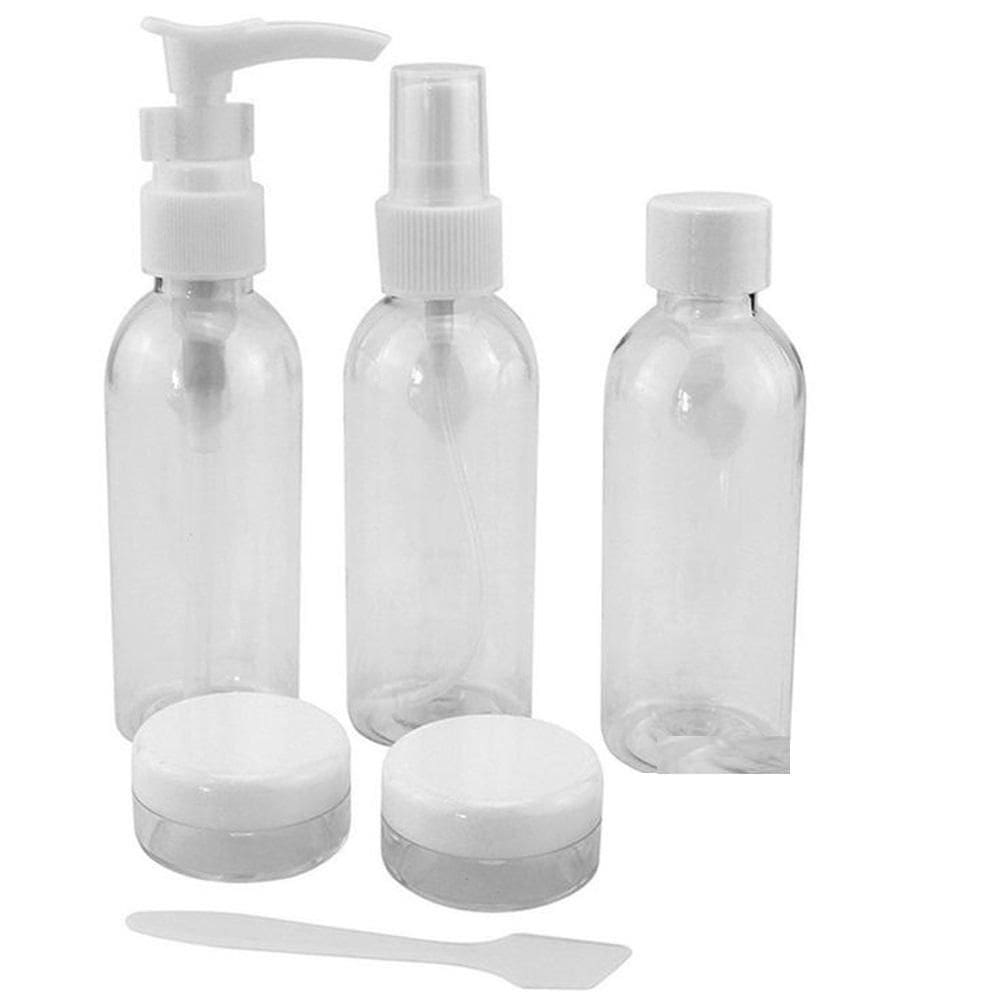Kit Frascos Para Viagem - Academia Com 7 Itens