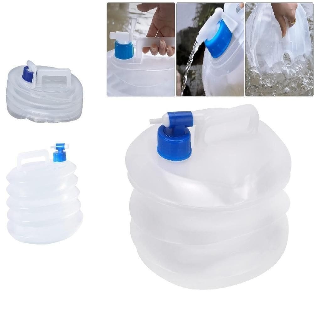 Galao Agua Dobravel Garrafa Camping Esportes Tanque Torneira Armazenamento Combustivel Gasolina