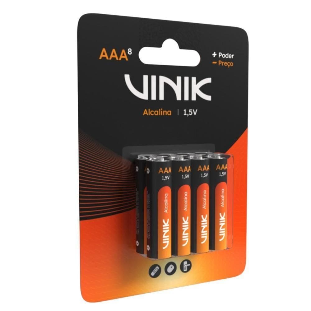 Pilha Alcalina Aaa C-8 1.5v - Vp3ab8a