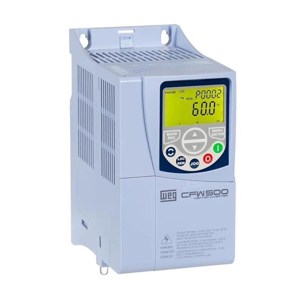 Inversor De Frequência Cfw500 Trifásico 6,5a 3cv 380v Weg