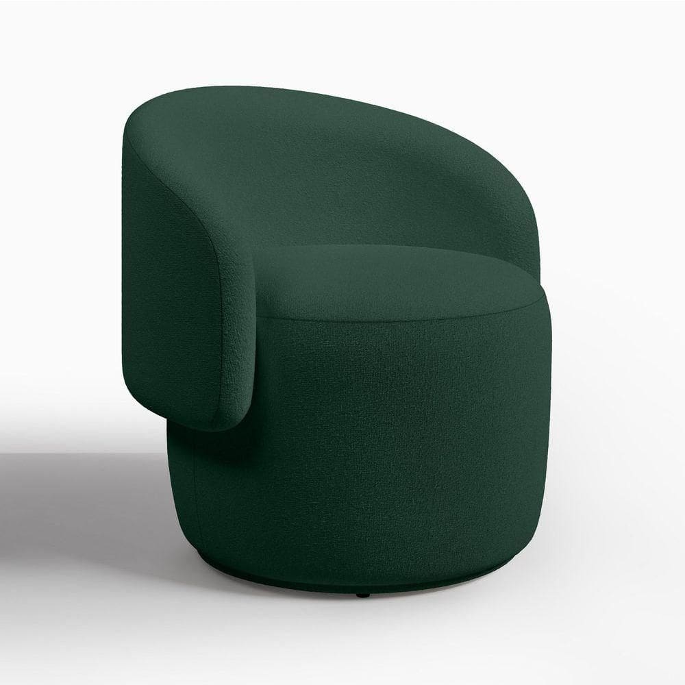 Poltrona Orgânica Beatriz Boucle Elegante 7 Decor Verde Escuro