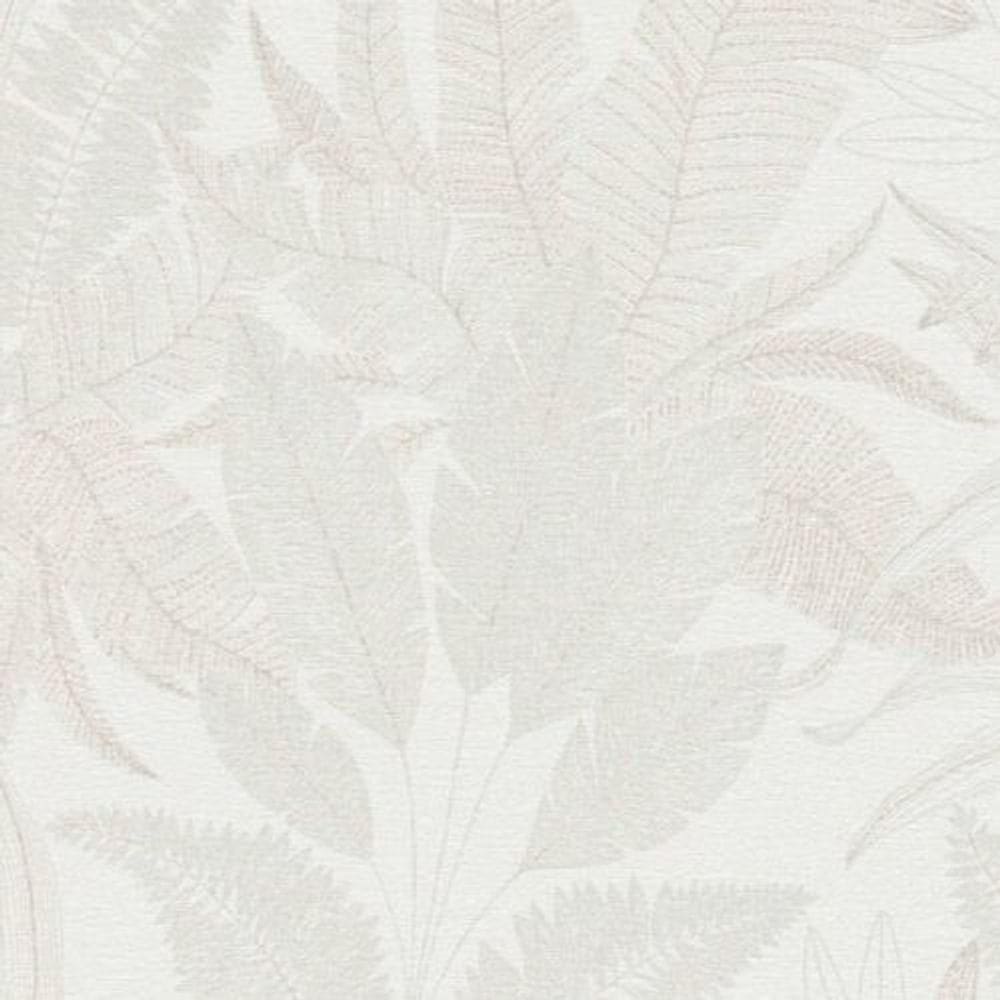 Papel De Parede Stories Of Live Folhagem Branco 396542sl