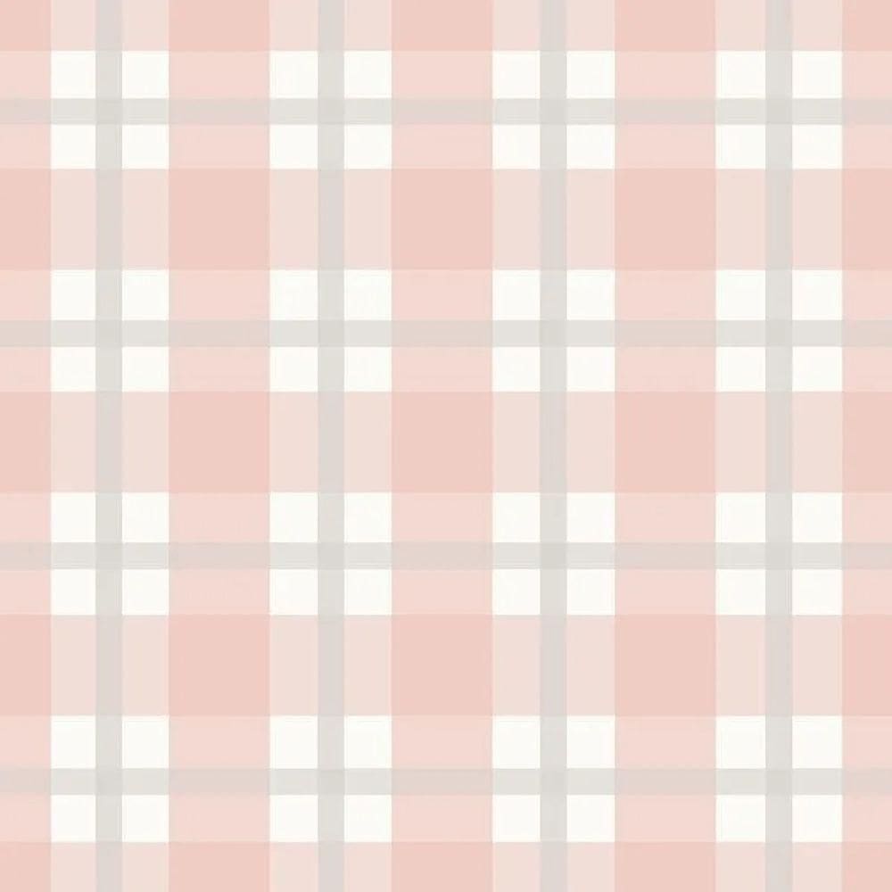 Papel De Parede Revoada Xadrez Rosa E Cinza 4459