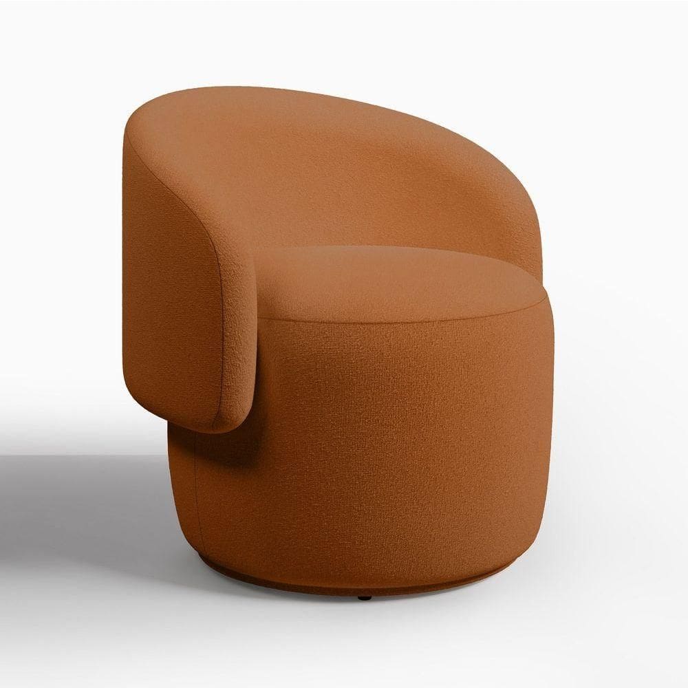 Poltrona Orgânica Beatriz Boucle Elegante 7 Decor Terracota