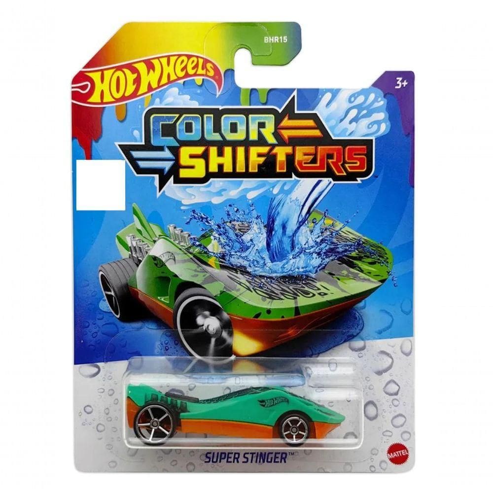 Carrinho Hot Wheels Muda De Cor Color Shifters Mattel 1/64 Super Stinger