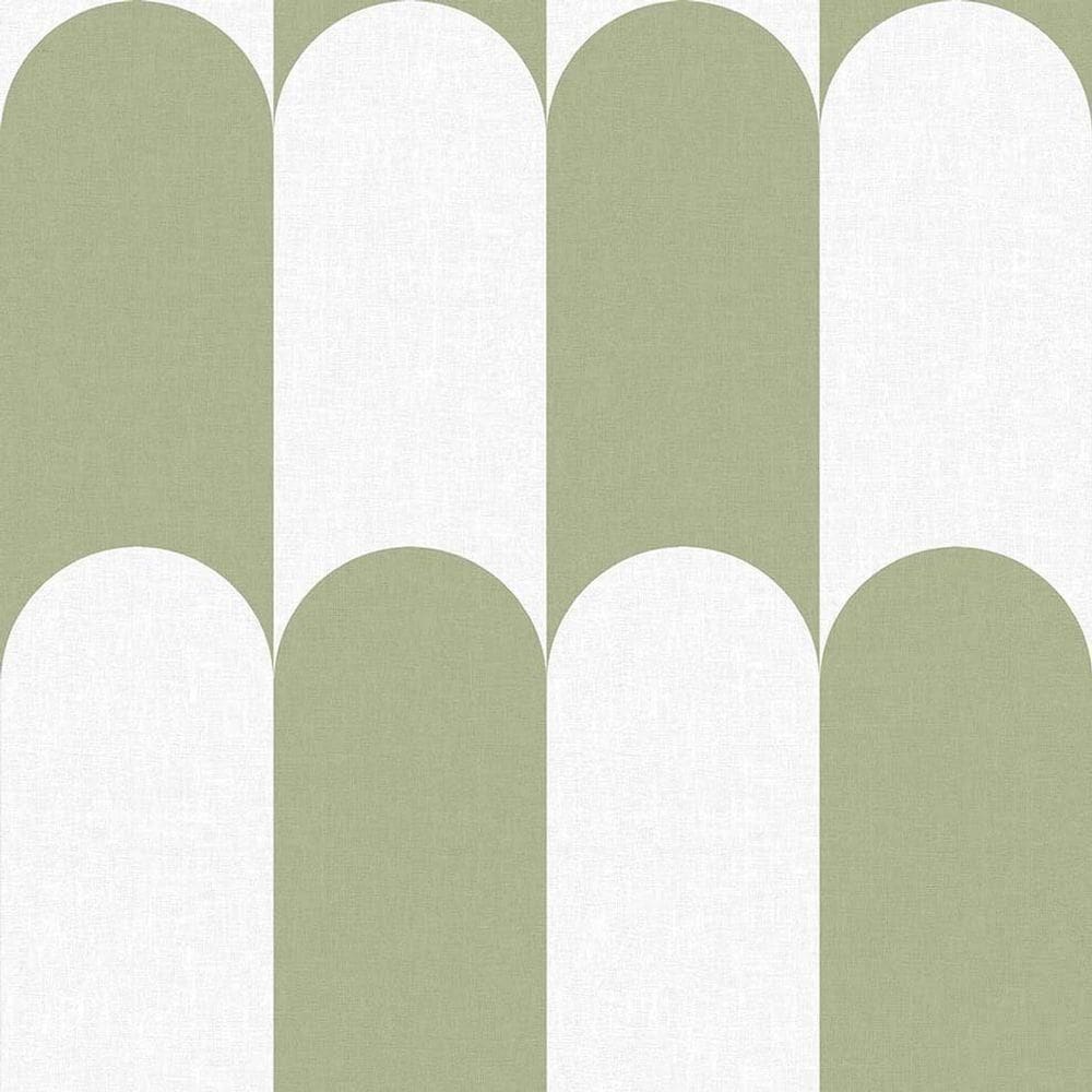Papel De Parede Botany House Yin Yang Verde 15555