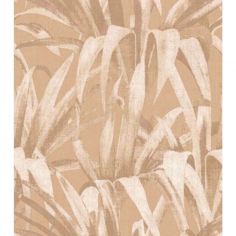Papel De Parede Botany House Folhagem Bege 15524