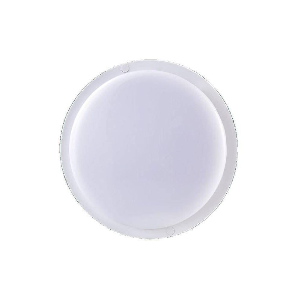 Kit 5 Luminárias Tartaruga 18w Redonda Branca Quente Bivolt