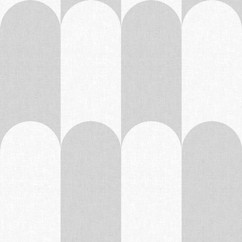 Papel De Parede Botany House Yin Yang Cinza 15556