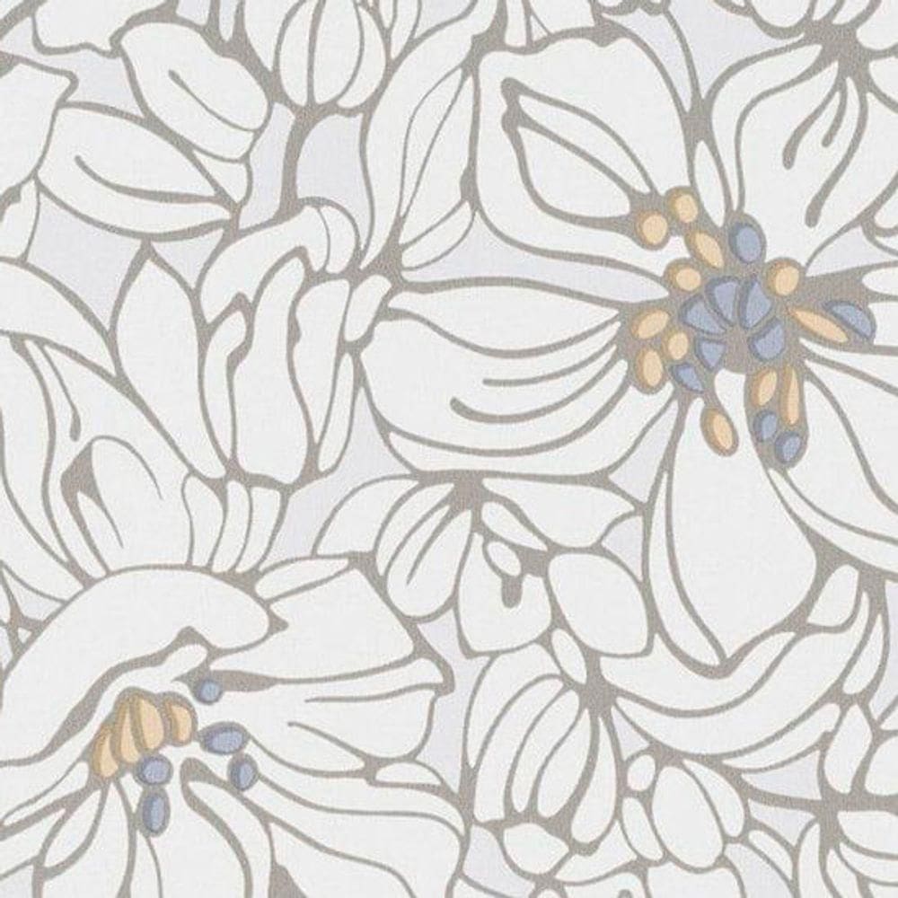 Papel De Parede Ddd Em 3d Max 28361 Floral - Rolo 10m X 0,53m