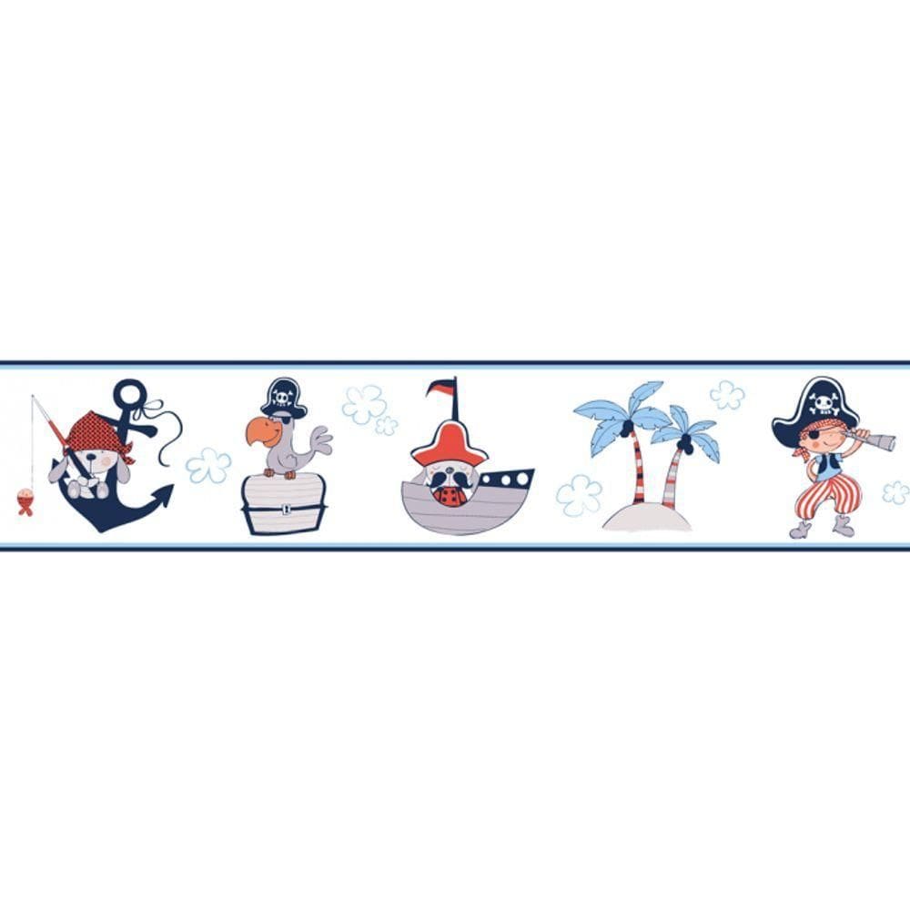 Faixa De Parede Treboli Piratas 5931