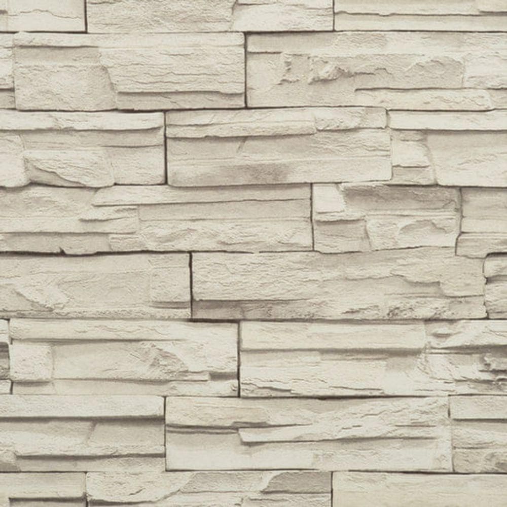 Papel De Parede Modern Rustic 121501 Vinílico - Rolo 10m X 0,52m