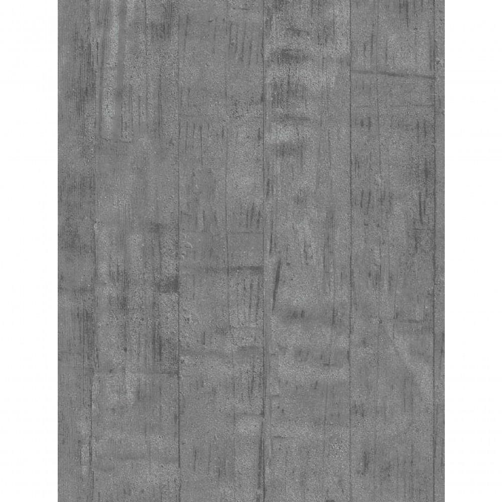 Papel De Parede Infinity Madeira Cinza Escuro If4002 - Rolo 10m X 0,53m