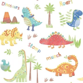 Papel De Parede Dinossauros - G78364 Colorido Tiny Tots 2 - G78364