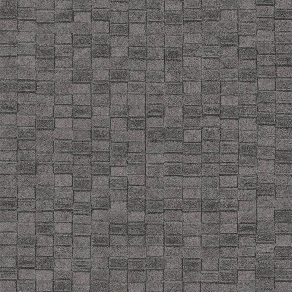 Papel De Parede Fiesta Modern Pastilhas Cinza Escuro Uh88024 Fiesta Modern Uh88024