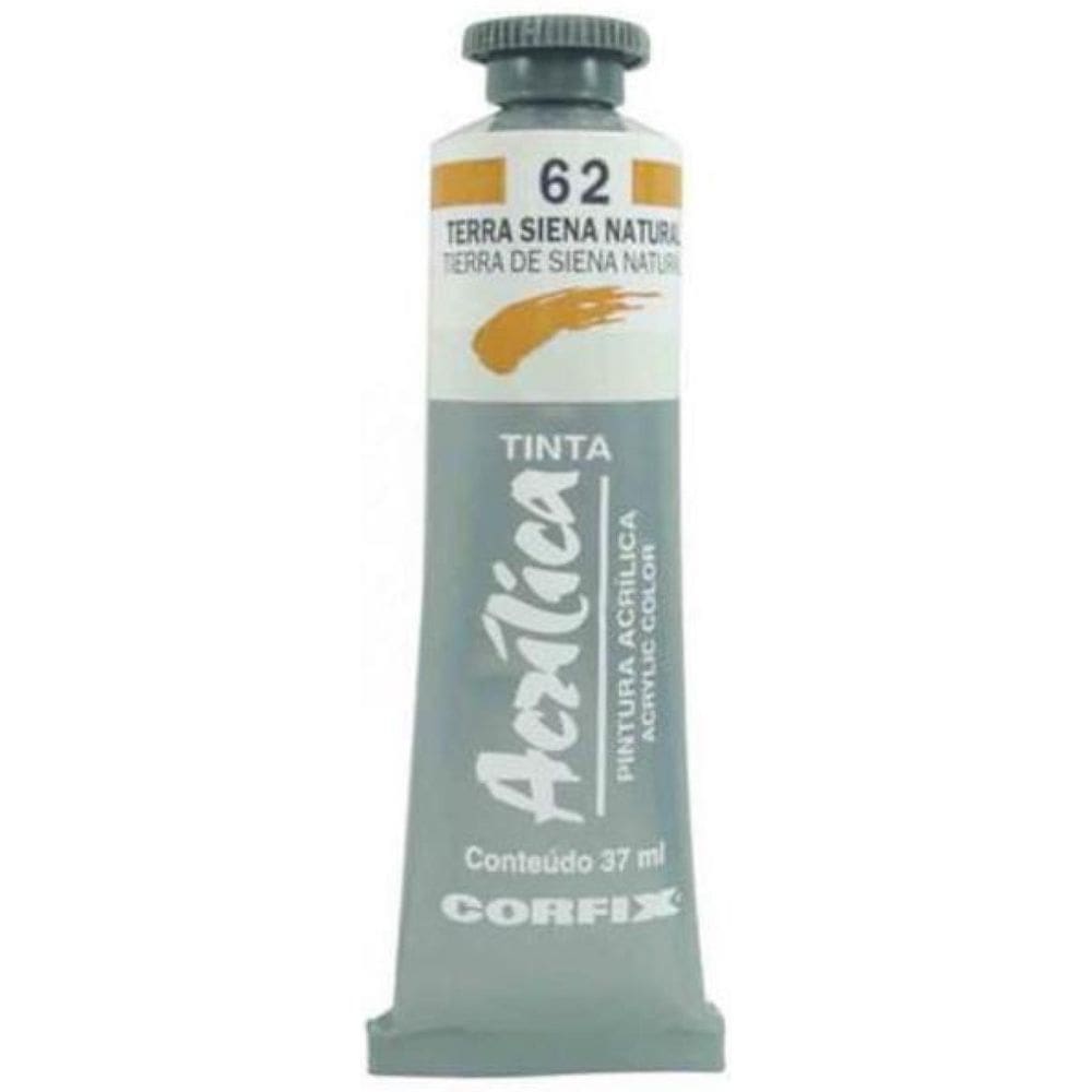Tinta Acrilica Corfix 62 Terra Siena Natural 37Ml