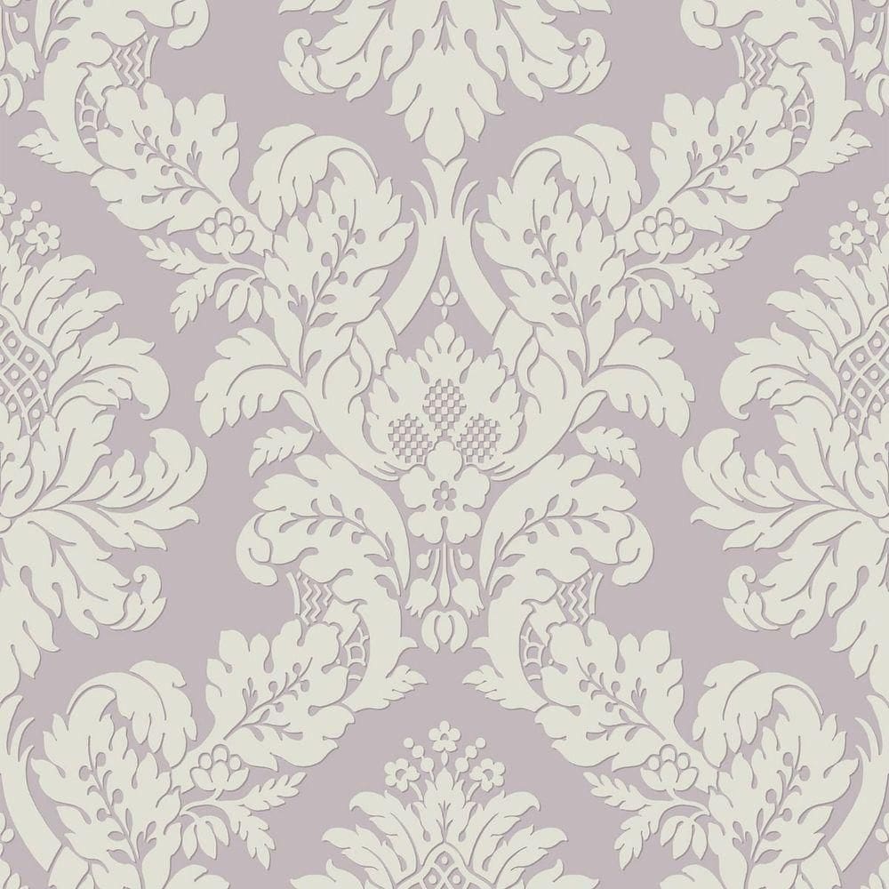 Papel De Parede Shimmer Damask Moderno Uk10481 - Rolo 10m X 0,52m