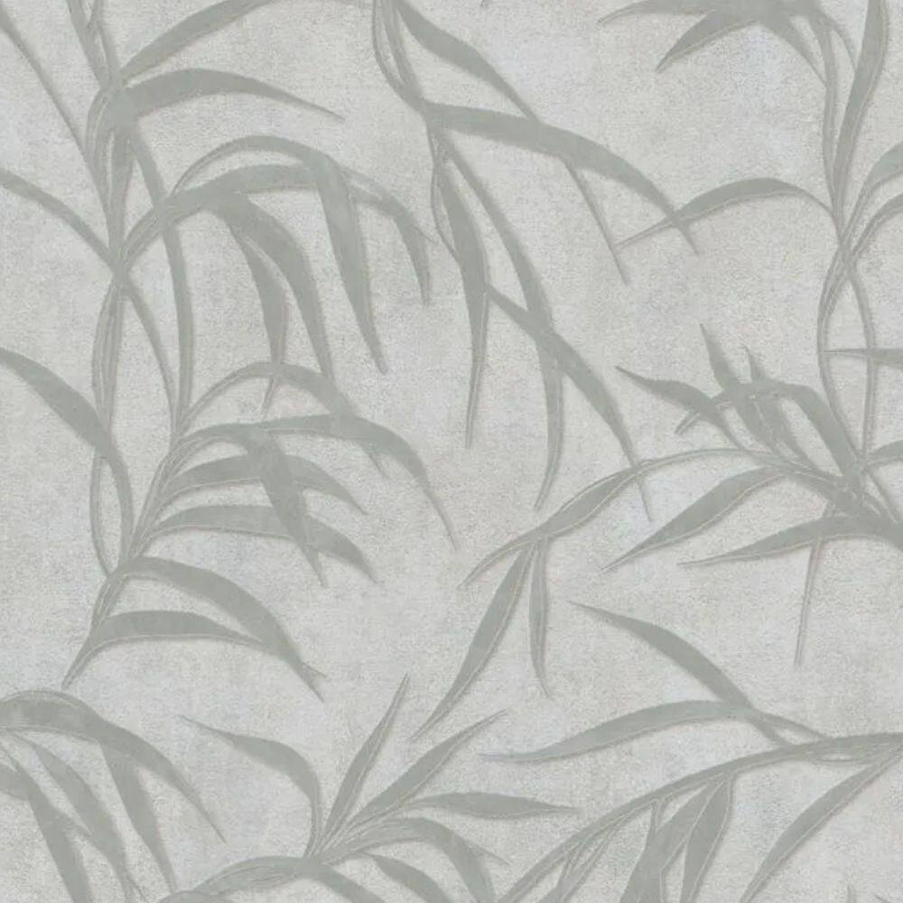 Papel De Parede Jackie Folhagem Cinza 34286