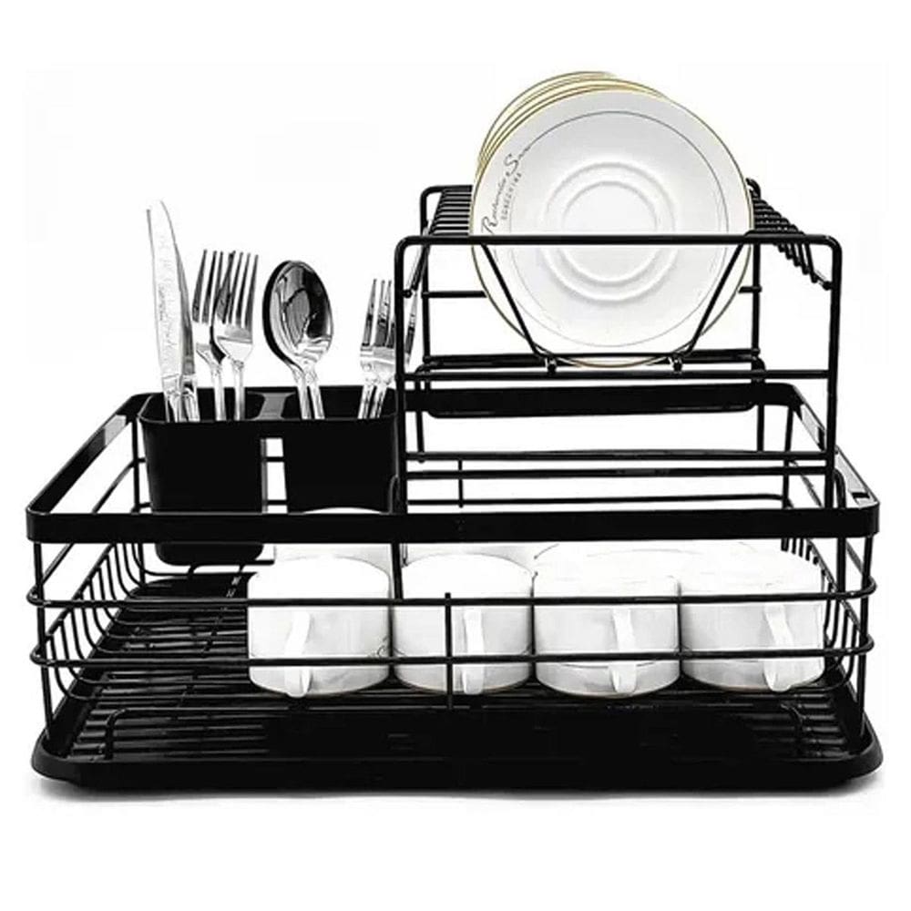 Escorredor de Louça Prato Copo Talheres Utensilios Pia Bancada Mesa Cozinha Limpeza Organizaçao Resistente