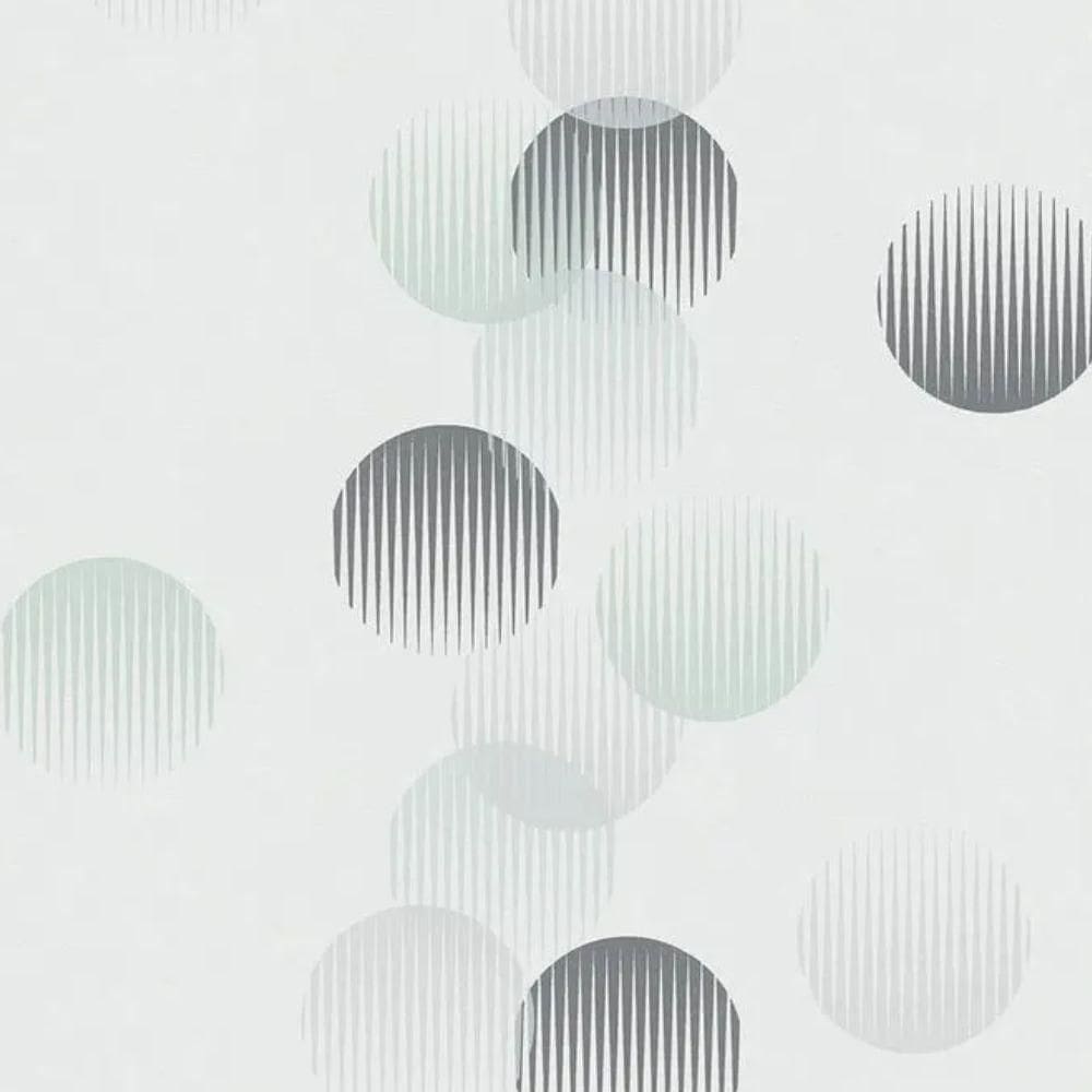 Papel De Parede Ivy Círculos Verde 6814-20