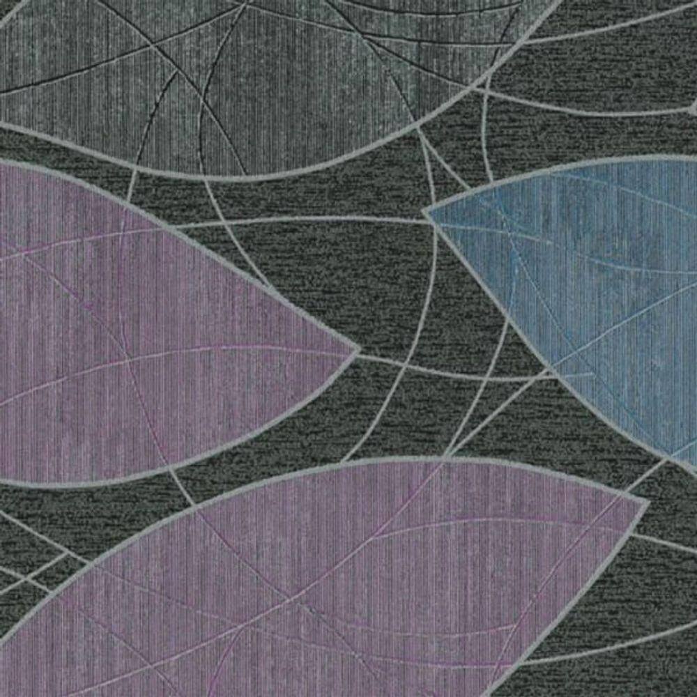 Papel Parede Urban Chic Folhas Coloridas 656720 Rolo 10m X 0,53m