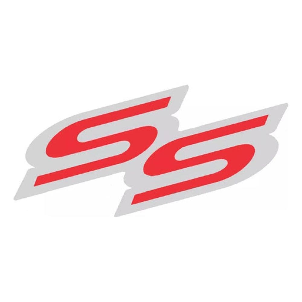 Adesivo Emblema Corsa Ss Resinado Vermelho Ss02 Fk