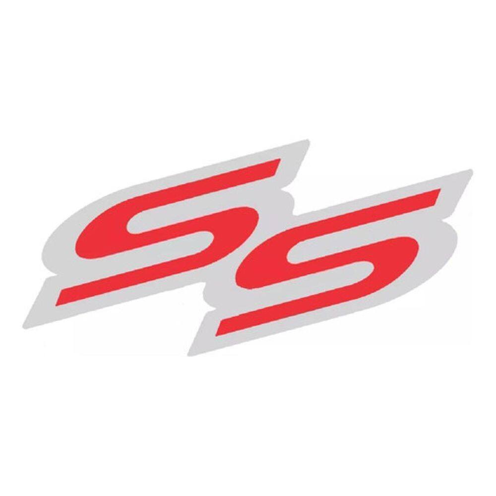 Adesivo Emblema Corsa Ss Resinado Vermelho Ss02 Fk