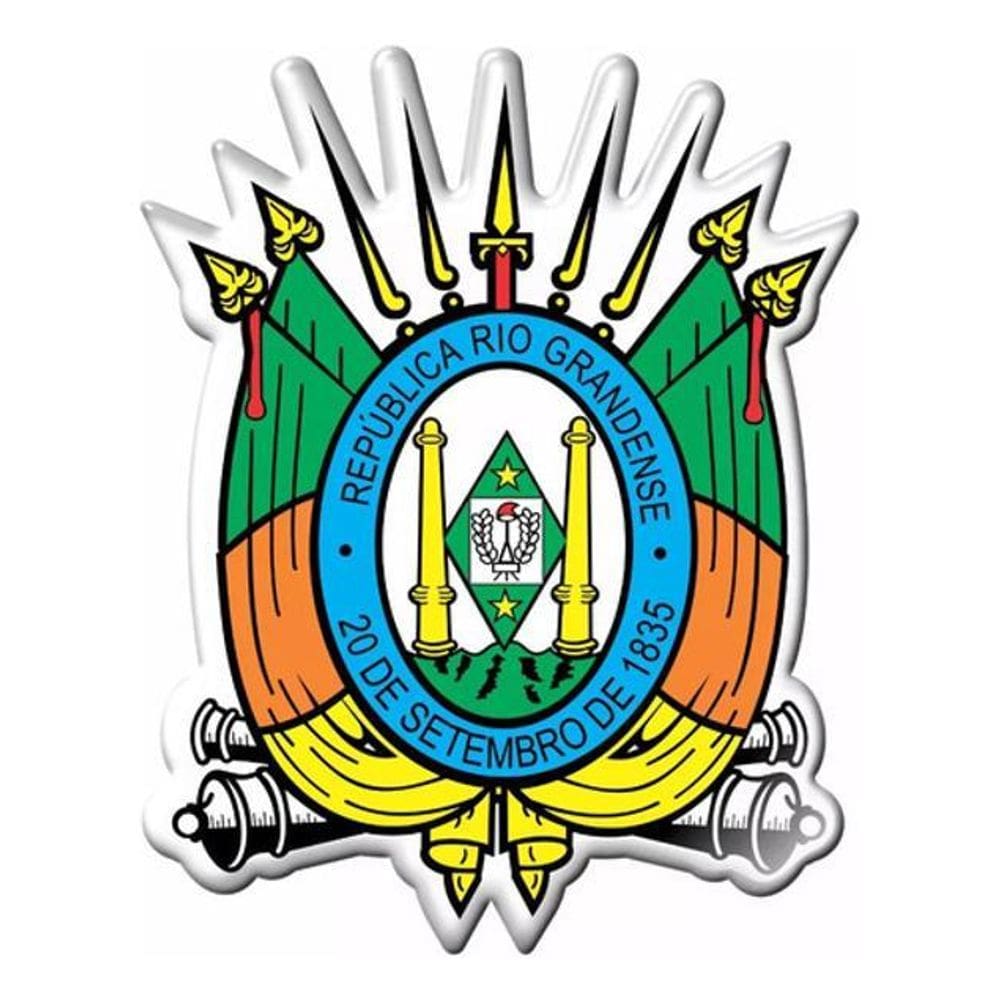 Adesivo Brasão Rio Grande Do Sul Carro Moto Resinado Bd9