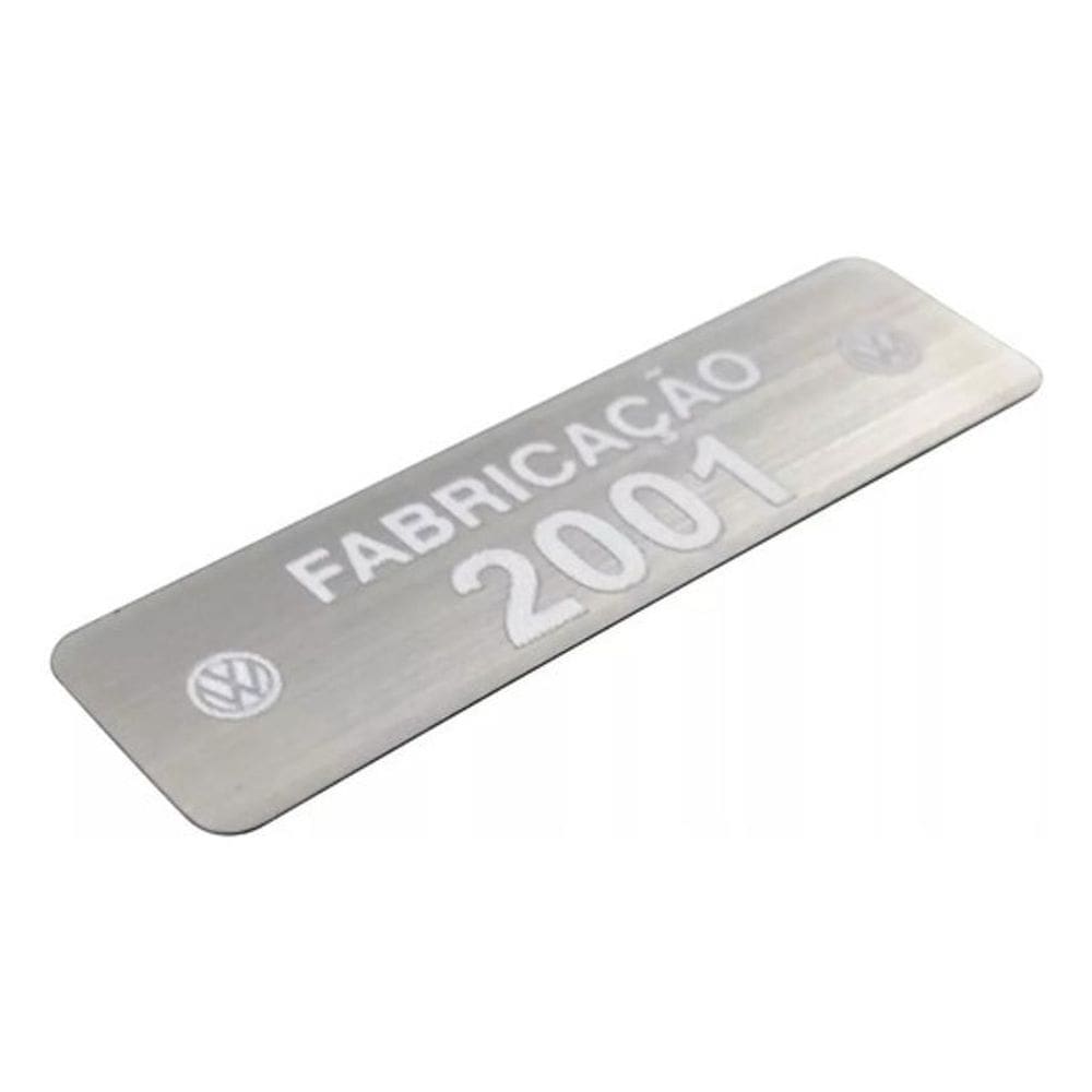 Adesivo Etiqueta Ano Fabricação Compatível Volkswagen 2001