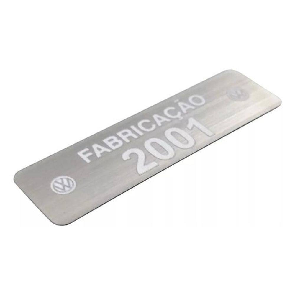 Adesivo Etiqueta Ano Fabricação Compatível Volkswagen 2001