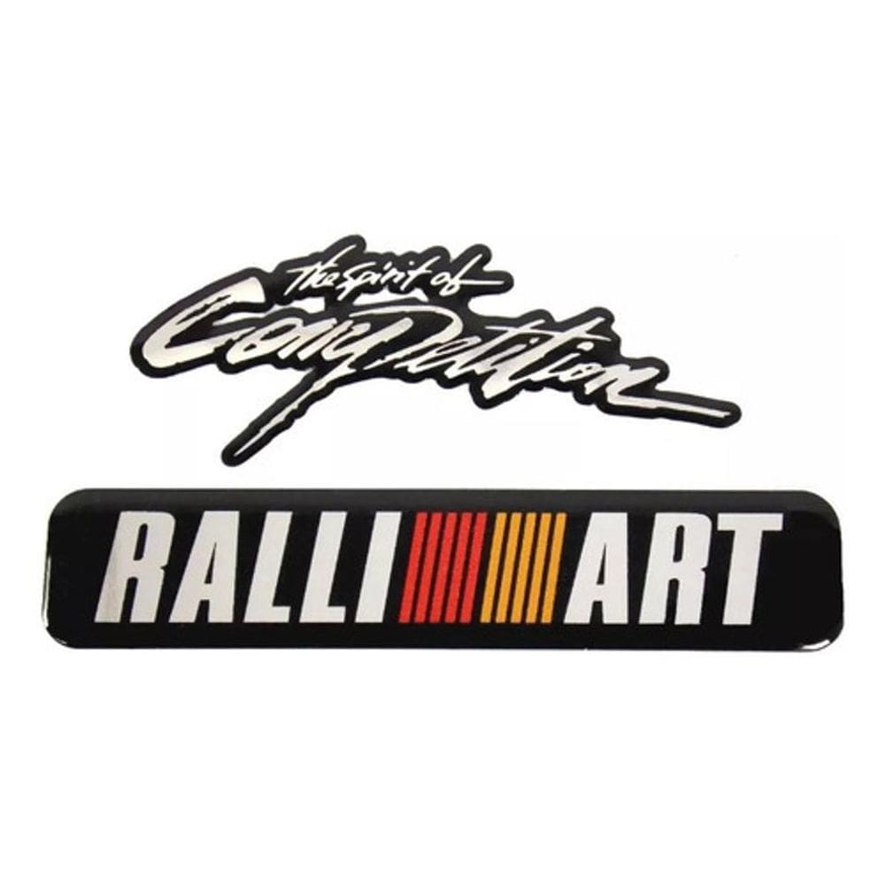 Kit Adesivos Ralliart Resinado Rs26