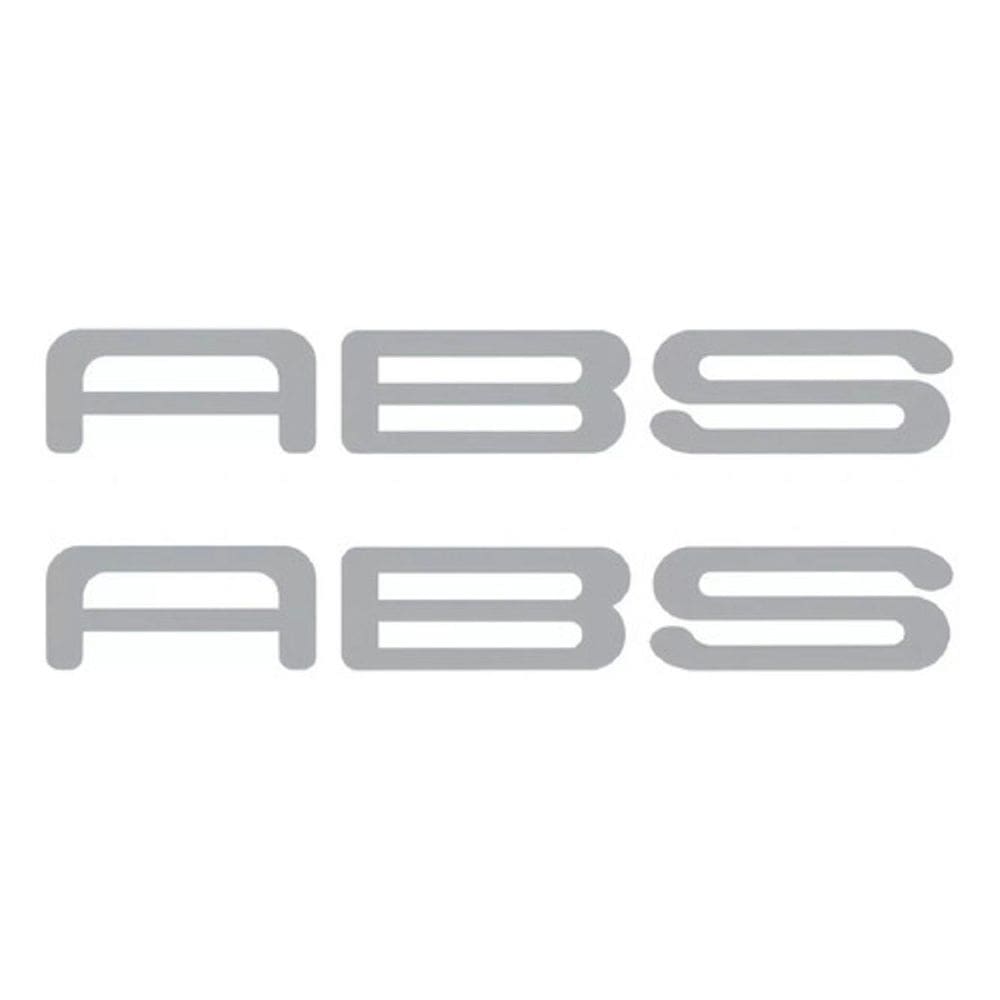 Faixa Emblema Adesivo Kawasaki Abs Prata Par Abs02